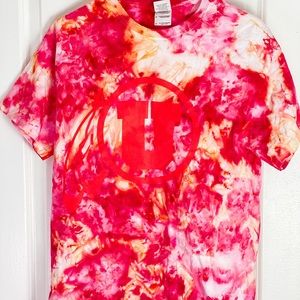 U of U T-shirt, one of a kind ice dye